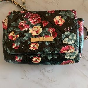 Floral crossbody